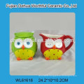 2016 popular big ceramic bowl with owl shape